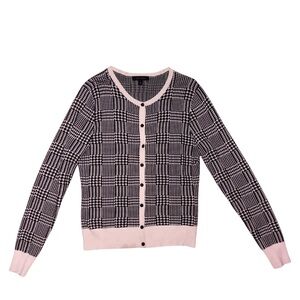 Ann Taylor Black and White Cardigan